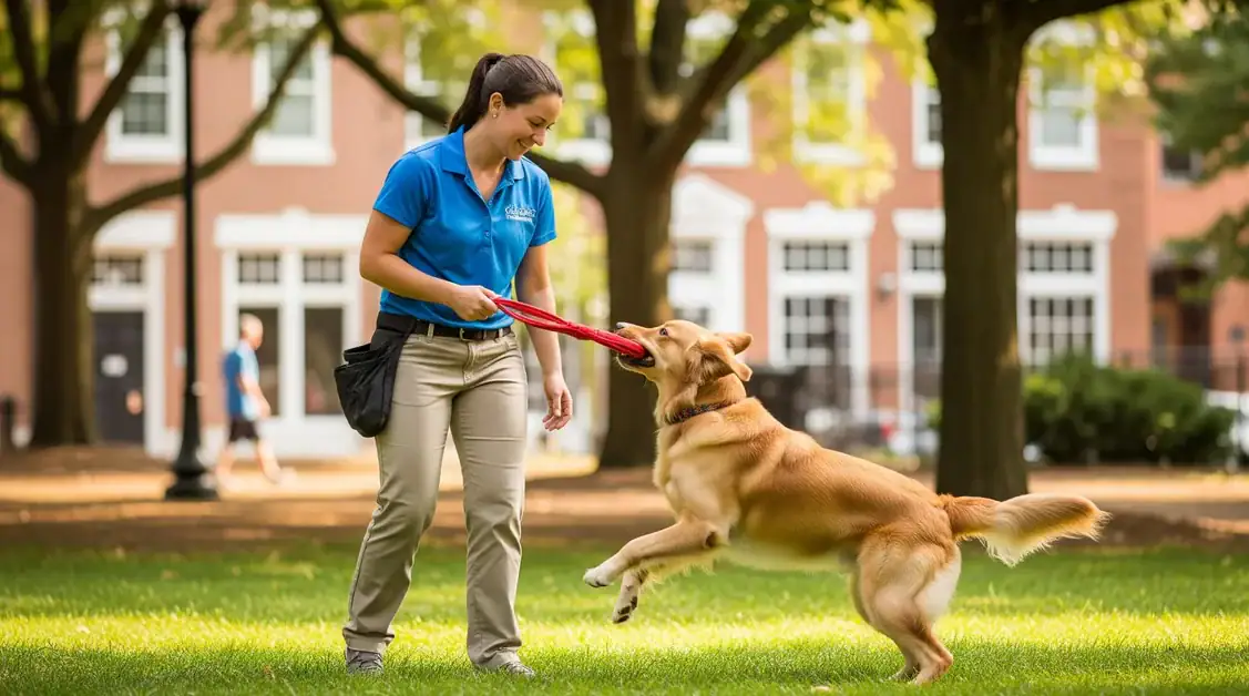 Bethesda Dog Training Near A Park