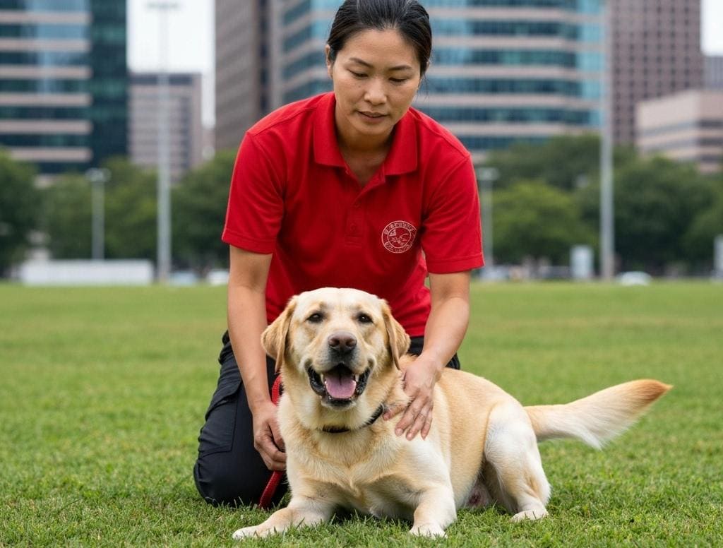 Dog Training In Arlington Tx in a park